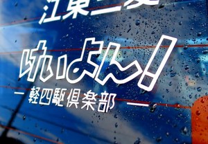 圧着すれば林道の砂利も問題ないカッティングシート