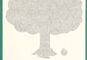 Tree boyと書かれた木とリンゴのデザインのちょっとかわいいカッティングシート