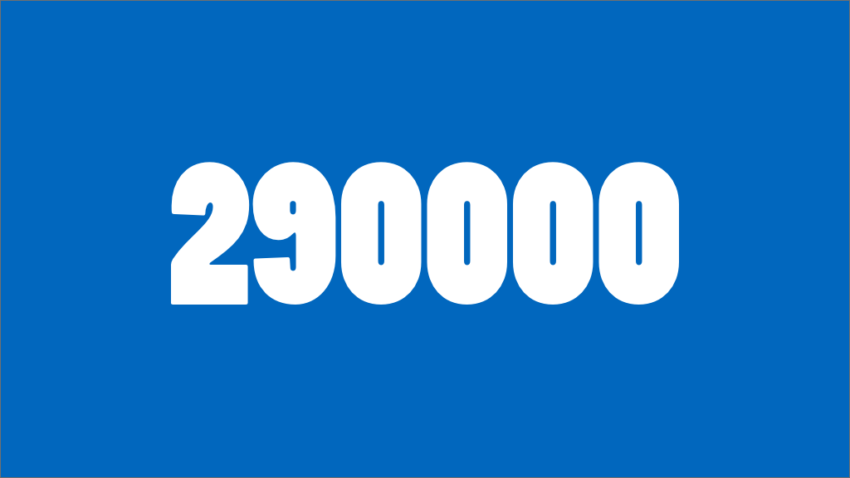 成約29万枚を達成しました