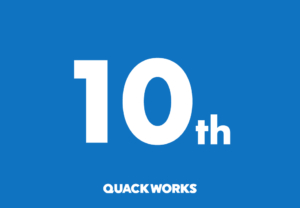 クワックワークスが10周年を迎えました