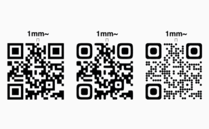 QRコードは1mm以上