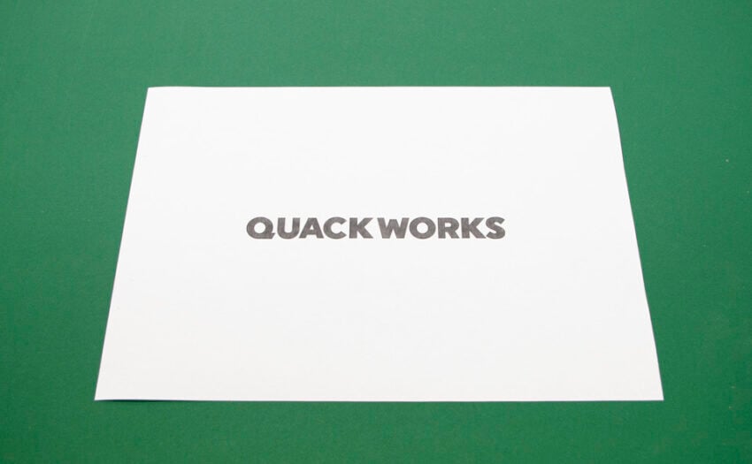 デザインを塗りつぶして印刷した状態