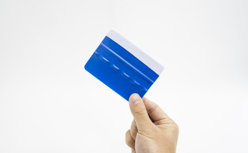 誰にも扱いやすいサイズのスキージー