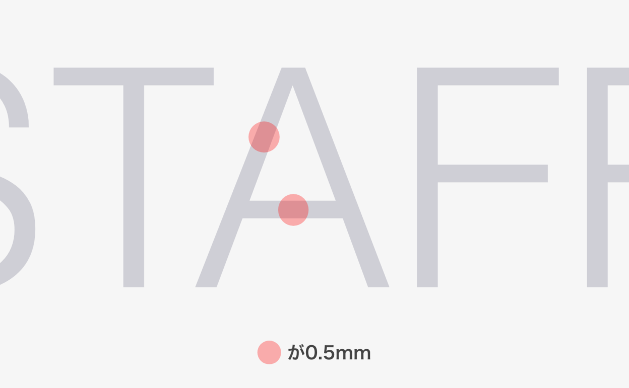 シートとして残す0.5mm