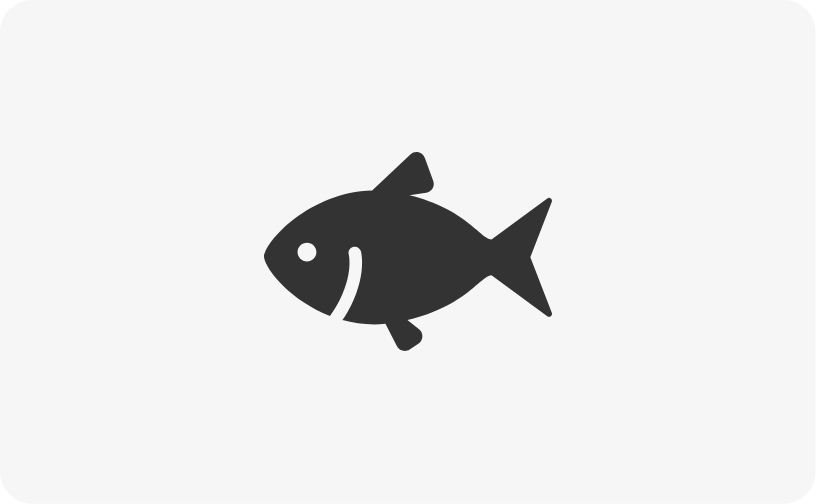 トレース料金例:魚のアイコン