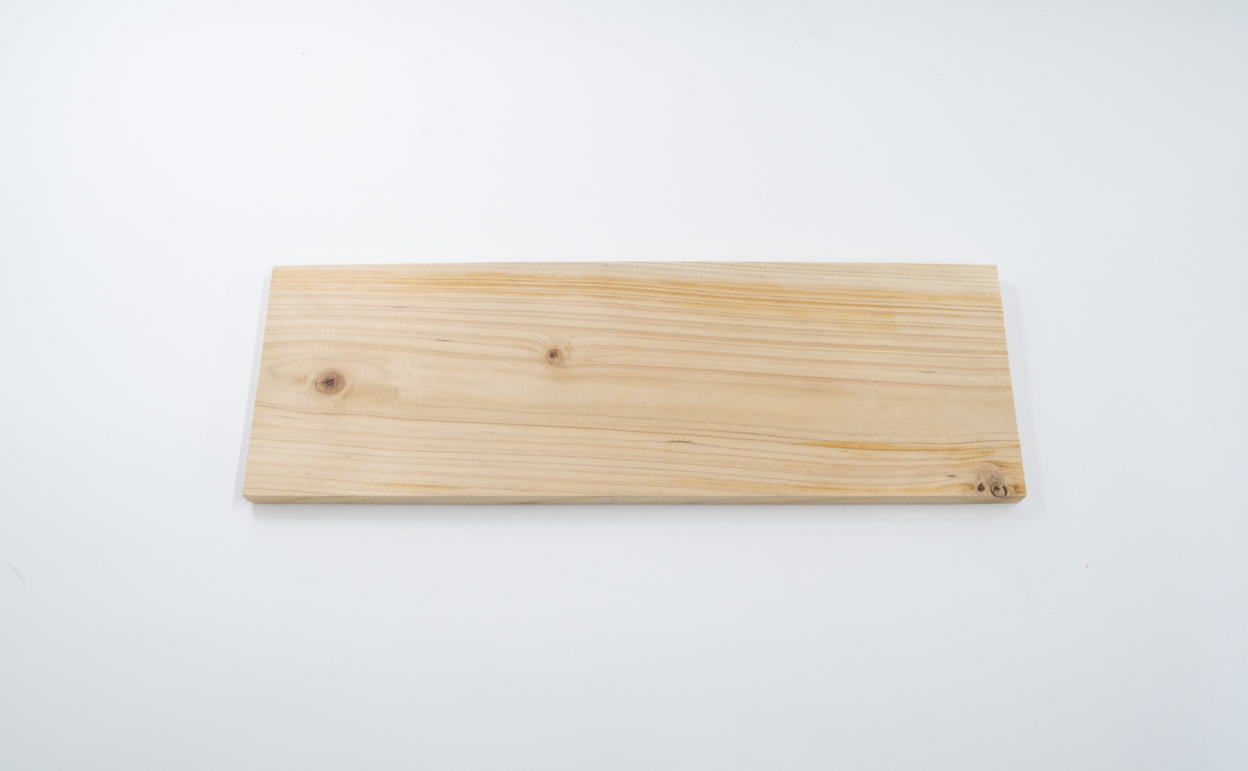 無塗装の木材にカッティングシートを貼れるか実験