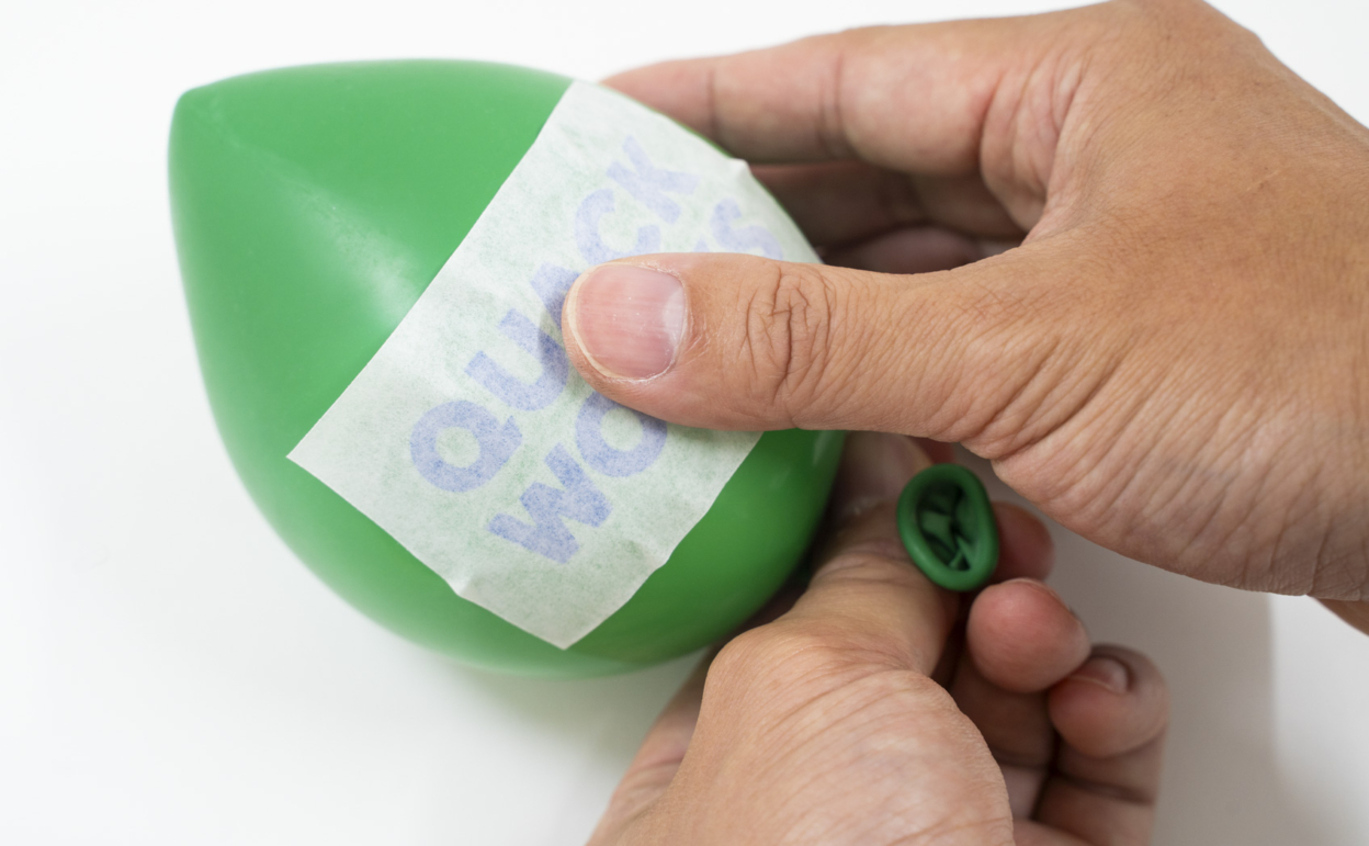 貼れる場所・貼れない場所 風船バルーン