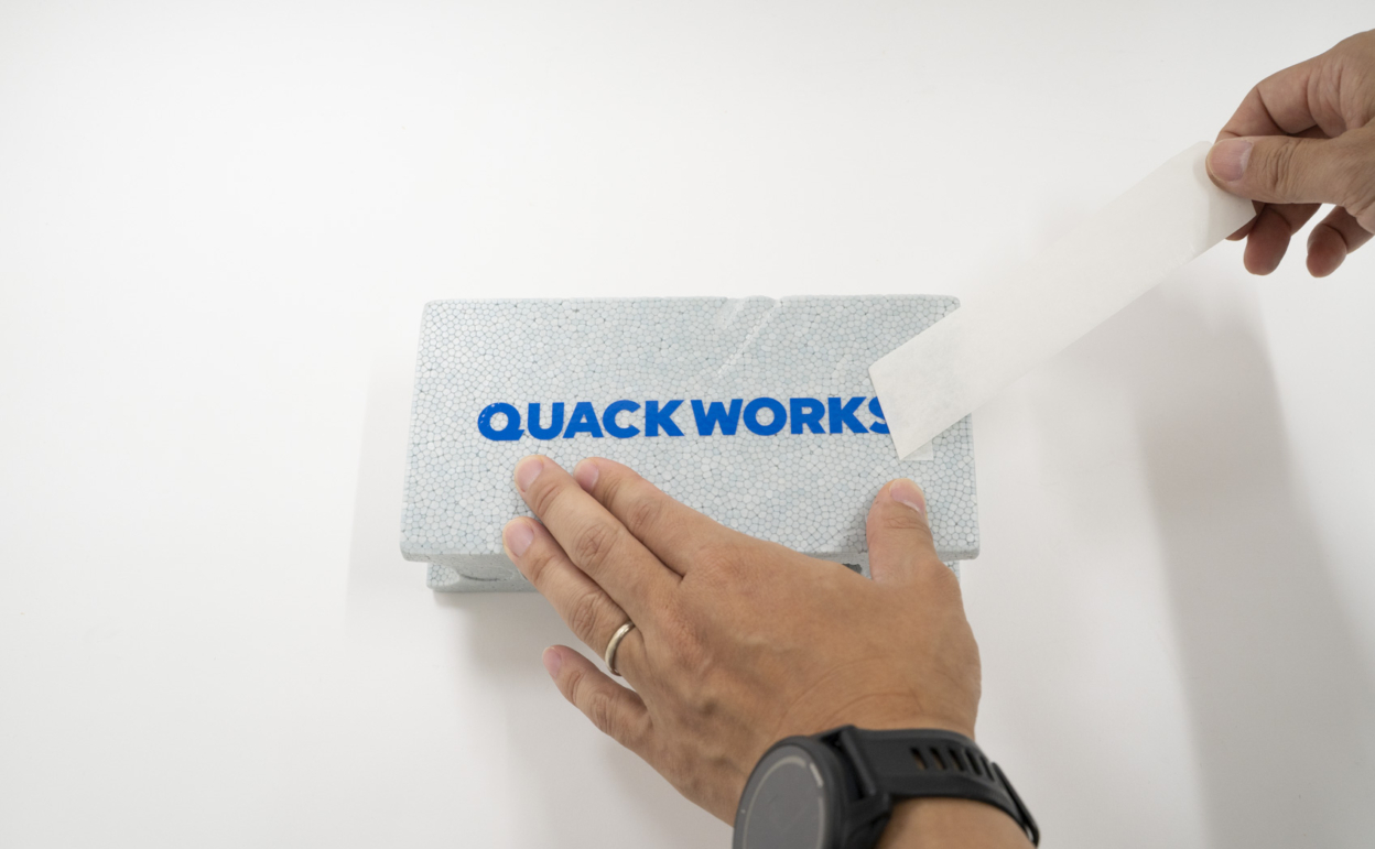 貼れる場所・貼れる場所 発泡スチロール