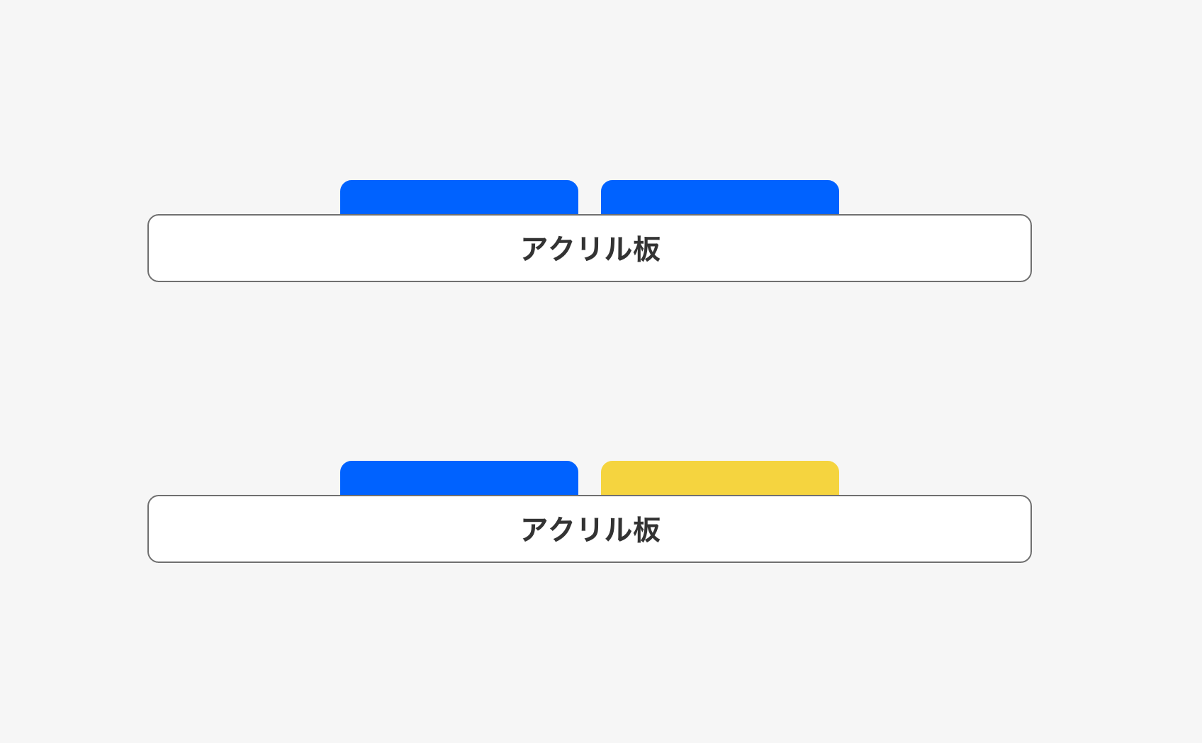 カッティングシートを多層構造で作る際の段差