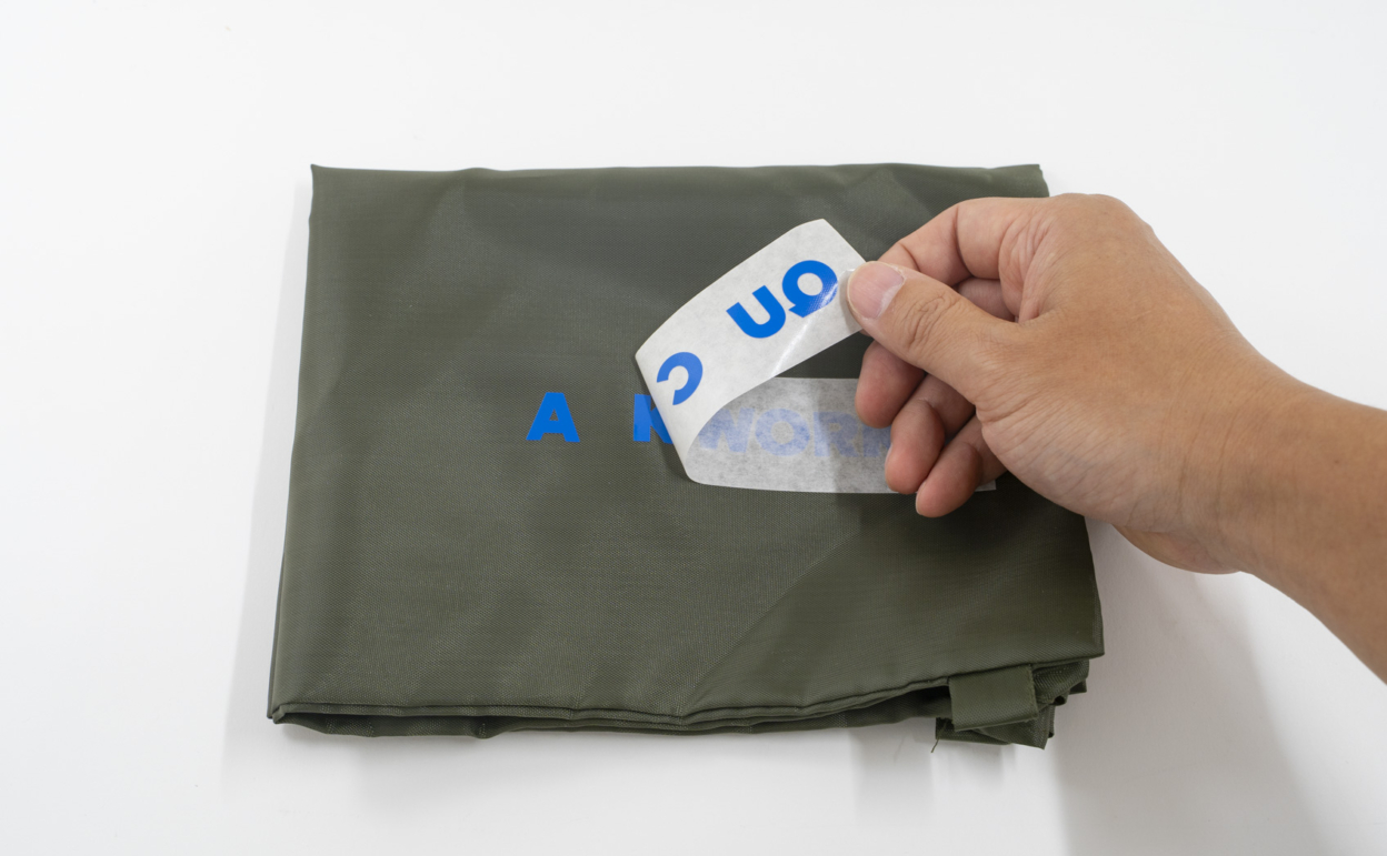 貼れる場所・貼れない場所 ポリエステル100%の布