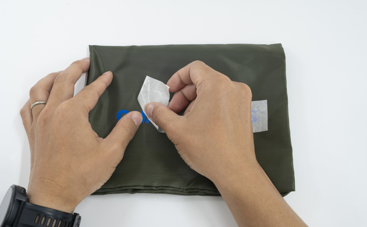 貼れる場所・貼れない場所 ポリエステル100%の布