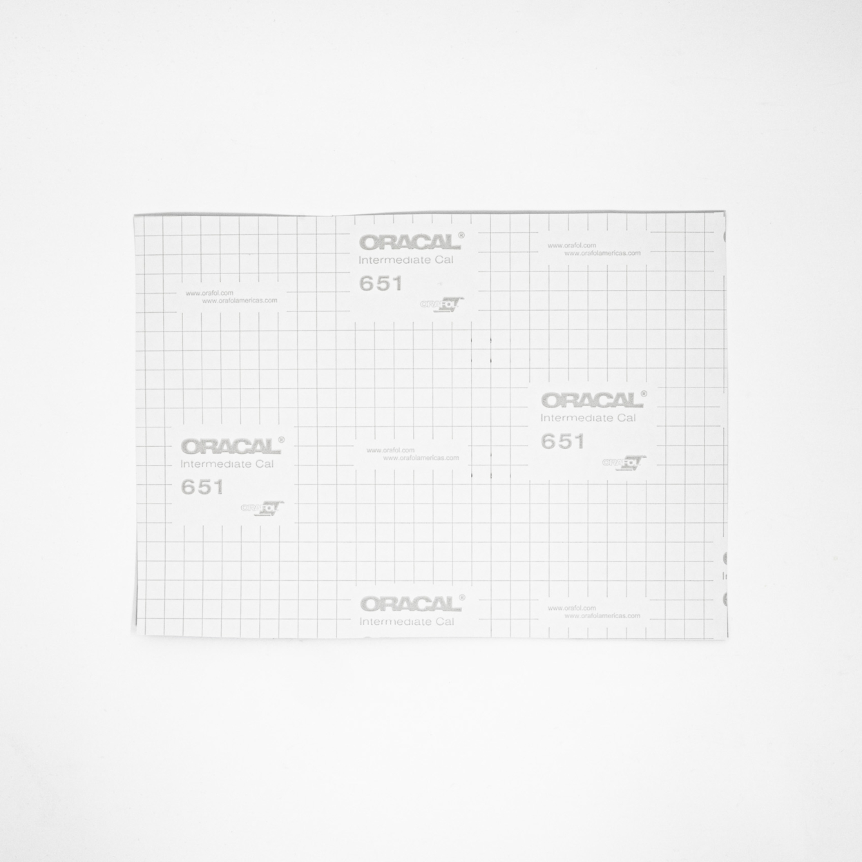 651標準シートの裏面（剥離紙）
