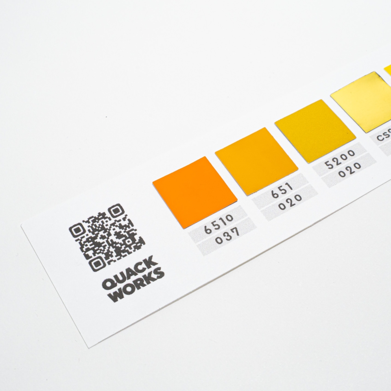 選べるカラーサンプル(5色セット) 拡大